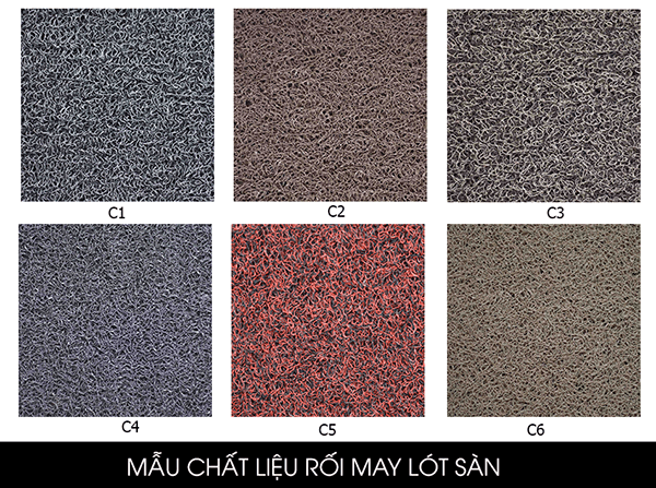 Mẫu chất liệu vải rối may lót sàn 6D Mẫu chất liệu vải rối may lót sàn 6D