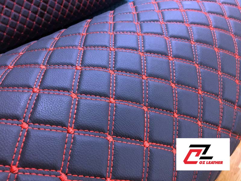Chất liệu da bọc ô tô loại sần khá giống da thật Chất liệu da bọc ô tô loại sần khá giống da thật