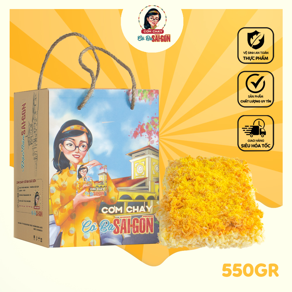 Cơm Cháy Chà Bông Trứng Muối 550- Đặc sản Sài Gòn