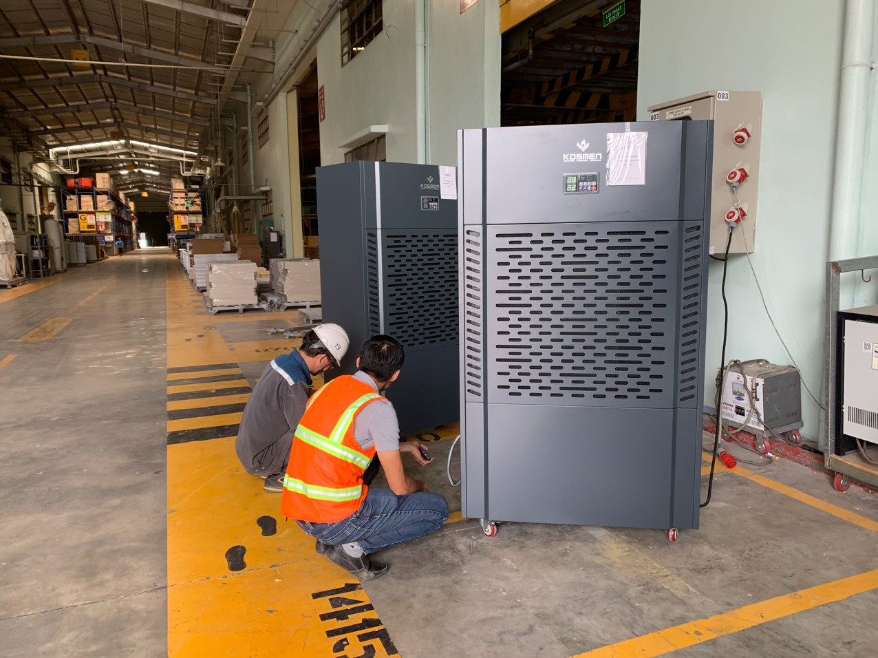Máy hút ẩm công nghiệp Kosmen KM-480S được nghiên cứu và sản xuất theo công nghệ hàng đầu đến từ CHLB Đức