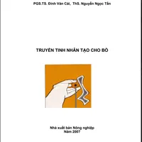 Sách: TRUYỀN TINH NHÂN TẠO TRÂU, BÒ