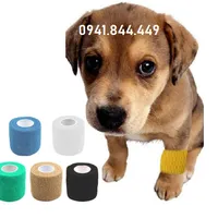 Cuộn băng vết thương Nano cao cấp (Cuộn băng thú y động vật) (5*5 cm)