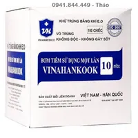 Bơm tiêm, xilanh sử dụng một lần VINAHANKOOK loại 10ML
