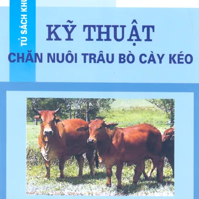 Sách: KỸ THUẬT CHĂN NUÔI TRÂU BÒ CÀY KÉO