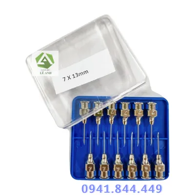 Kim tiêm 7*13 (vỏ xanh, 1 vỉ 12 kim)