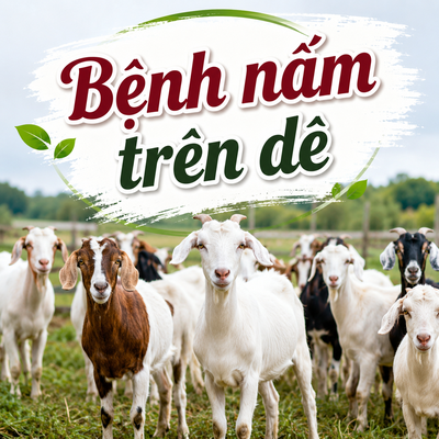 ​​​​​​​BỆNH NẤM TRÊN DÊ: NGUYÊN NHÂN, DẤU HIỆU, CHẨN ĐOÁN VÀ CÁCH PHÒNG TRỊ