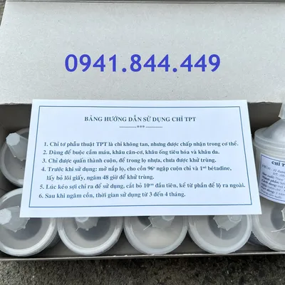 LỌ CHỈ TƠ PHẪU THUẬT (KHÔNG TIÊU)