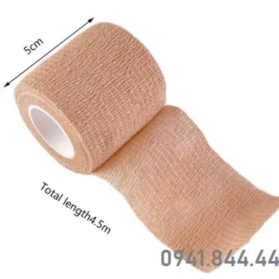 Cuộn băng vết thương Nano cao cấp (Cuộn băng thú y động vật) (5*5 cm)