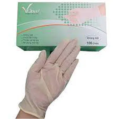 GĂNG TAY Y TẾ KHÔNG BỘT VGLOVE – LATEX
