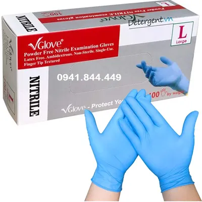 GĂNG TAY Y TẾ KHÔNG BỘT VGLOVE – NITRILE