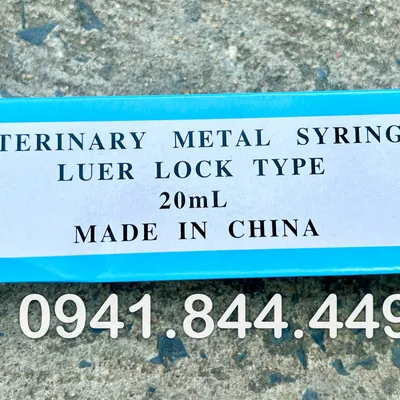 XILANH CAO CẤP INOX 20CC  DÙNG NHIỀU LẦN