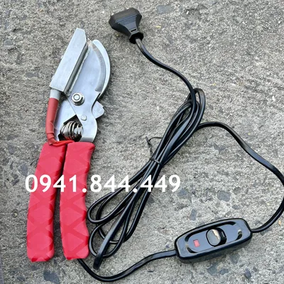KÌM CẮT ĐUÔI HEO BẰNG ĐIỆN  MÀU ĐỎ CETTIA CHẤT LƯỢNG CAO
