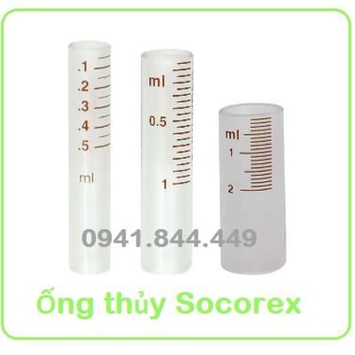 ỐNG THỦY XILANH SOCOREX 0.5 - 1- 2 ML, HÀNG CHÍNH HÃNG THỤY SĨ