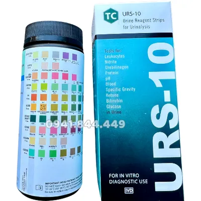 QUE XÉT NGHIỆM NƯỚC TIỂU 10 THÔNG SỐ URS-10 (MỸ)