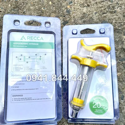 XILANH NHỰA CAO CẤP RECCA 20CC 