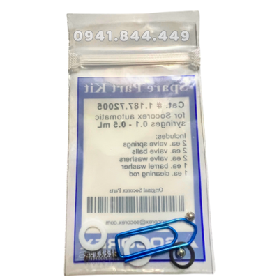 BỘ RON XI LANH SOCOREX 0.5ML - 1ML - 2ML