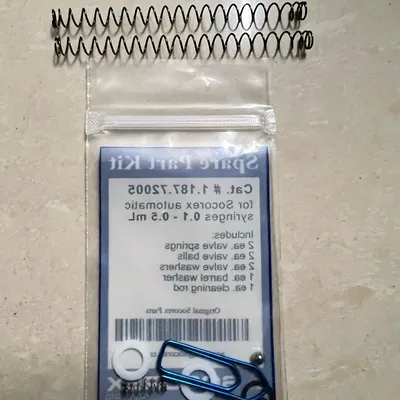 BỘ RON XI LANH SOCOREX 0.5ML - 1ML - 2ML