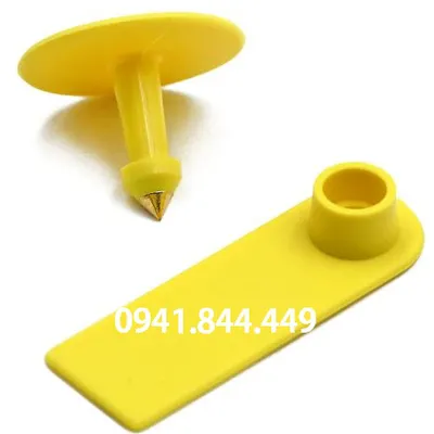 THẺ TAI KHÔNG SỐ E ĐỦ MÀU, ĐÁNH DÂU VẬT NUÔI (HEO, DÊ, CỪU...) (18*53mm)