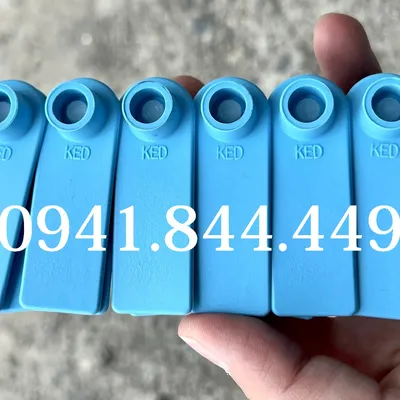 THẺ TAI KHÔNG SỐ E ĐỦ MÀU, ĐÁNH DÂU VẬT NUÔI (HEO, DÊ, CỪU...) (18*53mm)