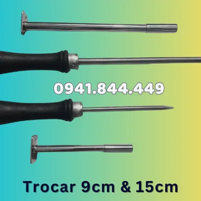 TROCAR  THÔNG HƠI DẠ CỎ TRÂU - BÒ