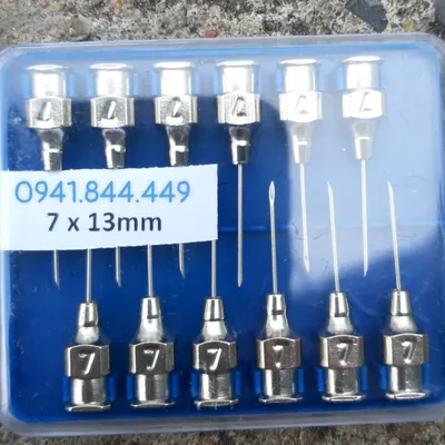 Kim tiêm 7*13 (vỏ xanh, 1 vỉ 12 kim)