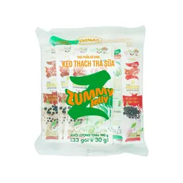 TPBS Kẹo thạch Trà sữa Trân châu Zummy Jelly - Túi 33 thanh