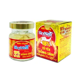 Nước yến sào SkyNest chưng hồng sâm 18% tổ yến