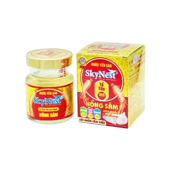 Nước yến sào SkyNest Hồng Sâm lọ 70ml