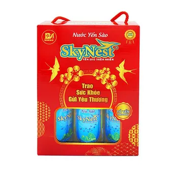 Nước yến sào SkyNest - Hộp quà đứng 6 lon