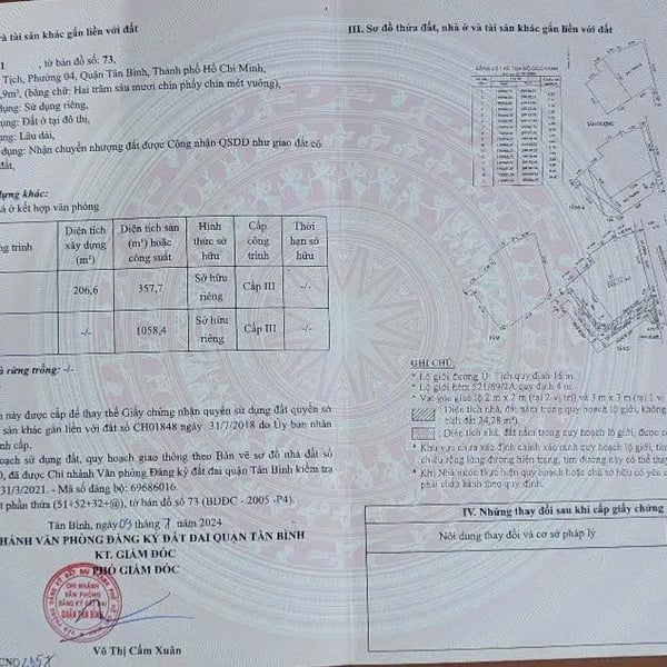 Bán toà nhà 78 Út Tịch, P. Tân Sơn Nhất, Quận Tân Bình