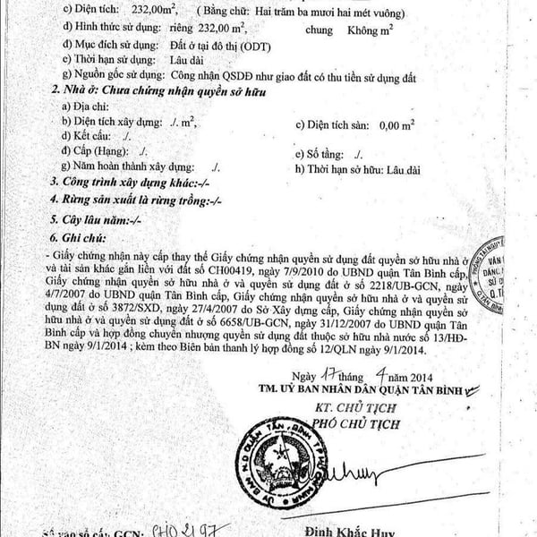 Bán nhà 315 - 317 Cộng Hòa, P. Bảy Hiền, Quận Tân Bình