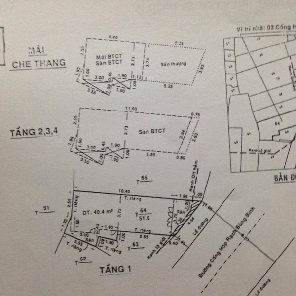 Bán nhà 3 Rạch Bùng Binh, Phường Nhiêu Lộc, Quận 3