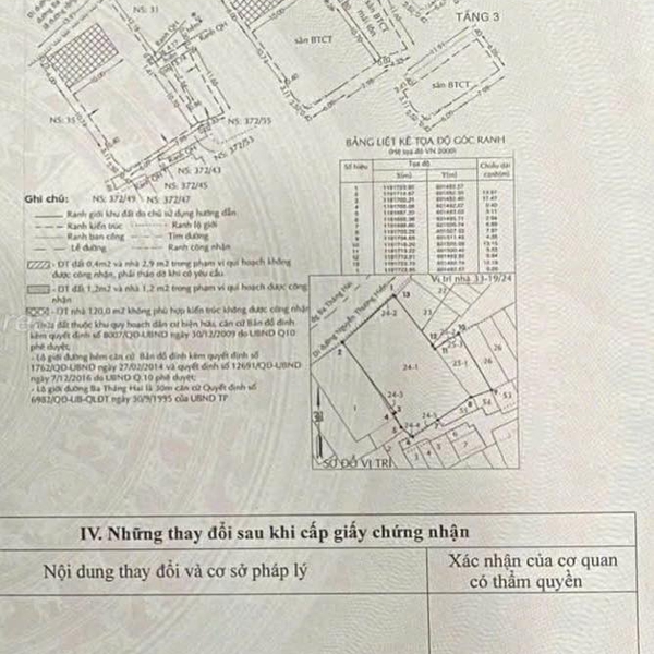 Bán nhà 33 - 35 đường 3/2, Phường 11, Quận 10