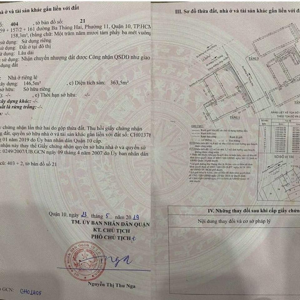 Bán toà nhà 159 - 161 đường 3/2, Phường 11, Quận 10