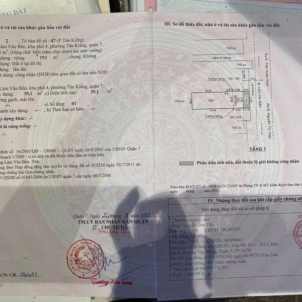 Bán  tòa nhà 98 Lâm Văn Bền, P. Tân Hưng, Quận 7