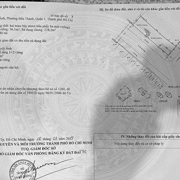 Bán nhà 136 Sương Nguyệt Ánh, P. Bến Thành, Quận 1