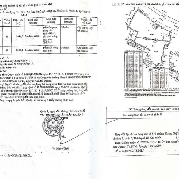 Bán quỹ đất 873 Hoàng Sa, P. Nhiêu Lộc, Quận 3
