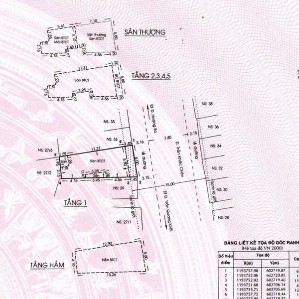 Bán nhà 31 Trần Khắc Chân, Phường Tân Định, Quận 1