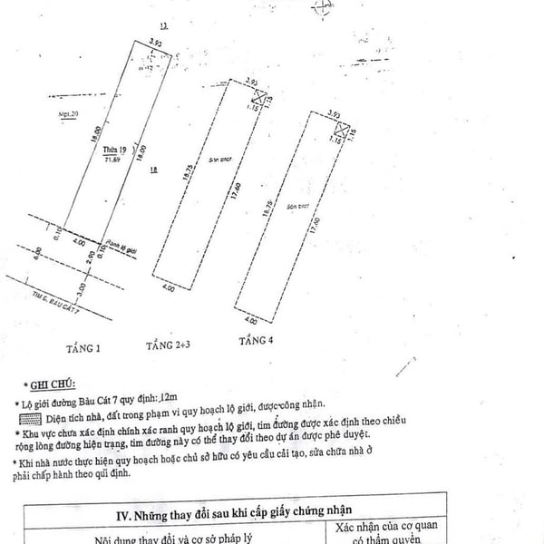 Bán nhà 63 - 65 - 67 Bàu Cát 7, P. Tân Bình, Quận Tân Bình