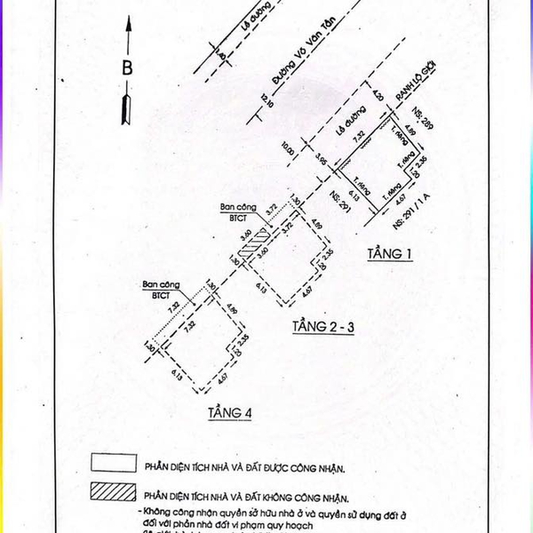 Bán nhà 291A Võ Văn Tần, Phường Bàn Cờ, Quận 3