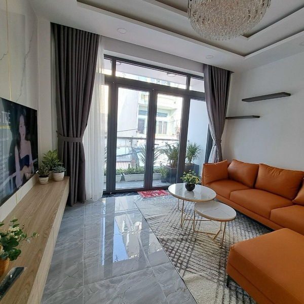 Nhà 5 tầng mặt tiền đường số - gần chợ Tân Mỹ 