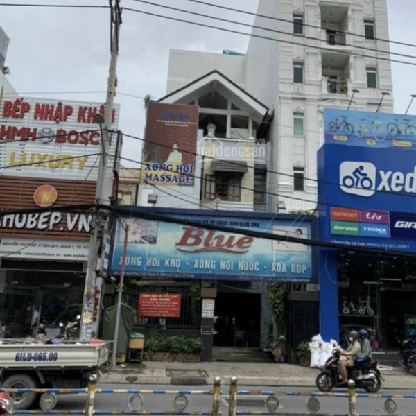 Nhà 4 tầng mặt tiền Nguyễn Thị Thập , Tân Quy 8m x 27m