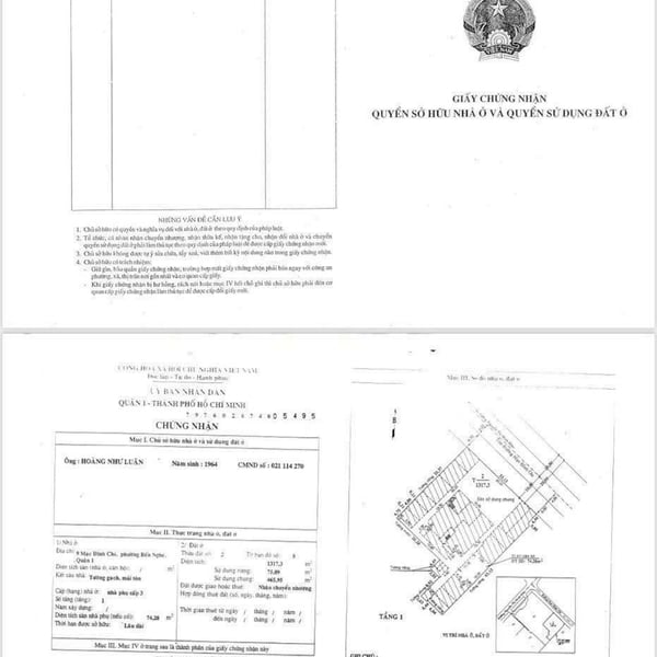 Bán quỹ đất 9 Mạc Đỉnh Chi, P. Sài Gòn, Quận 1