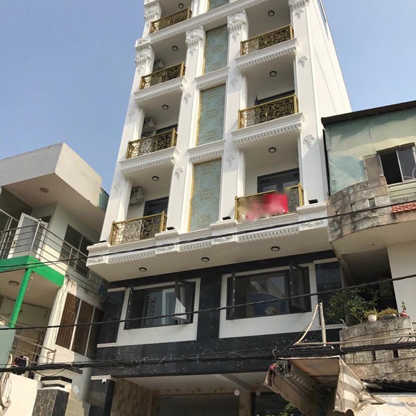 Bán tòa căn hộ dịch vụ đường 37 Tân Quy 7.5m x 19.2m doanh thu sinh lời 