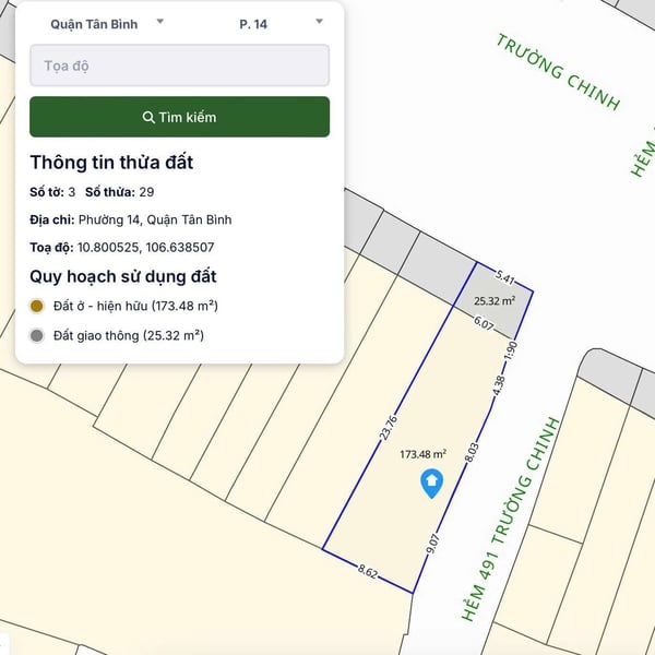 Bán nhà 439A Trường Chinh, P. Tân Bình, Quận Tân Bình