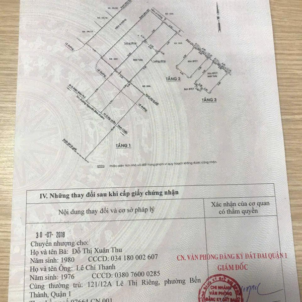 Bán toà nhà 52B-C Nguyễn Bỉnh Khiêm, P. Tân Định, Quận 1