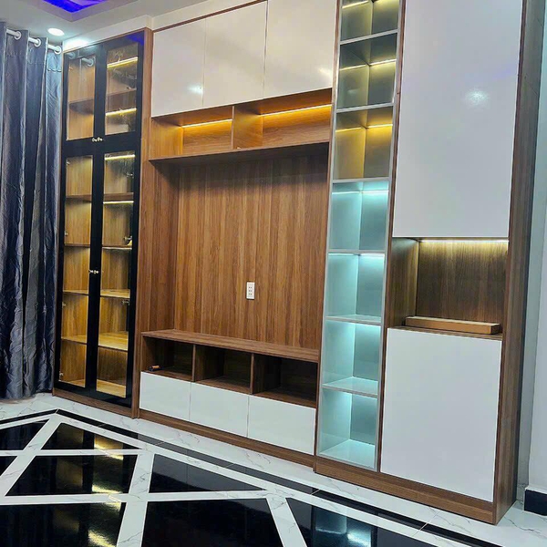 Nhà 3 tầng hẻm xe hơi 502 Huỳnh Tấn Phát, Phường Bình Thuận 