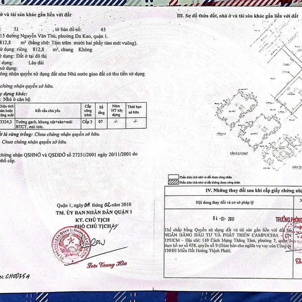 Bán toà nhà 215 Nguyễn Văn Thủ, P. Tân Định, Quận 1