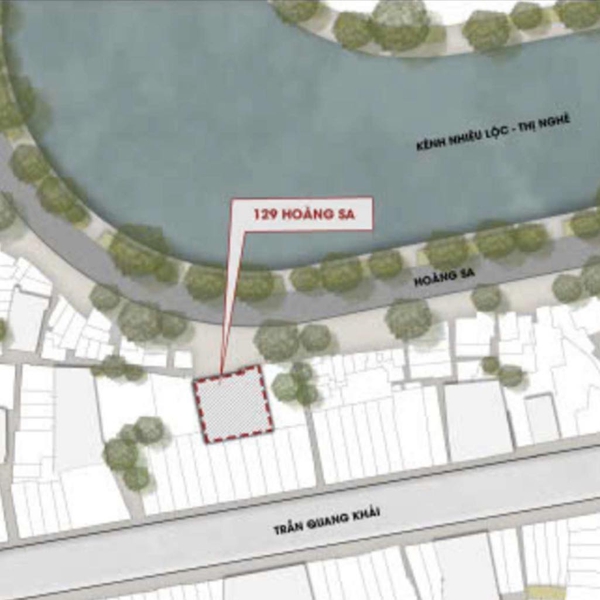 Bán đất 129 Hoàng Sa, Phường Tân Định, Quận 1