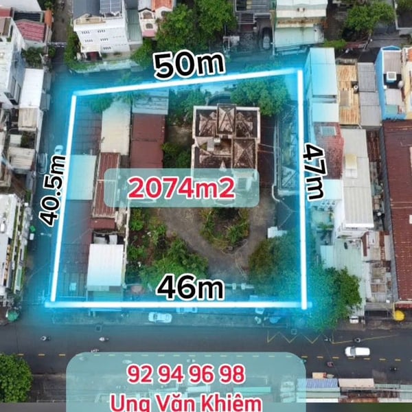 Bán quỹ đất 92 – 94 – 96 – 98 Ung Văn Khiêm, P. Thạnh Mỹ Tây, Quận Bình Thạnh